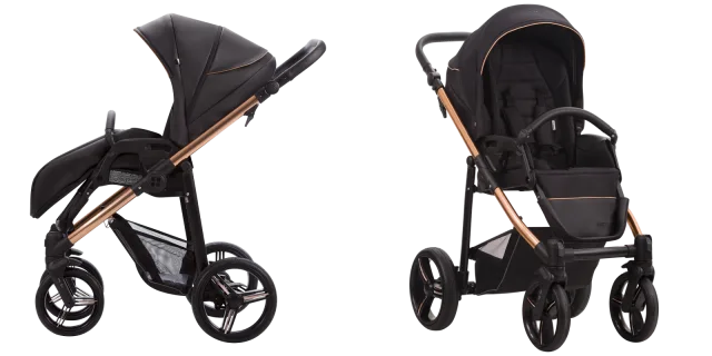 Детская прогулочная коляска Bebetto Nico Estilo Pro на медной раме — фото 10