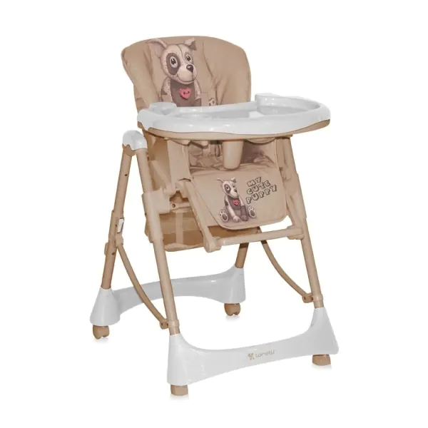 Стульчик для кормления Lorelli Lollipop Лорелли Лоллипоп, Beige Dog — главный ракурс