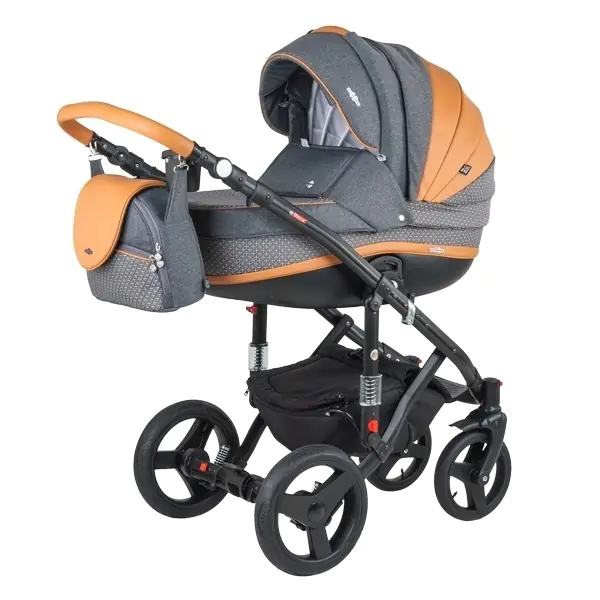 Детская коляска Adamex Vicco Carmel & Grey 2 в 1 — главный ракурс