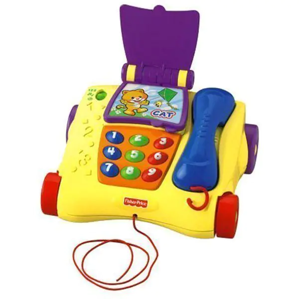 FP T5258 Ученый телефон Fisher Price Смейся и учись рус-англ — главный ракурс
