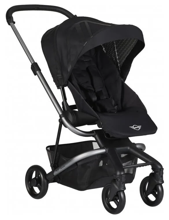 Детская прогулочная коляска EasyWalker Charley Mini, Oxford Black — главный ракурс