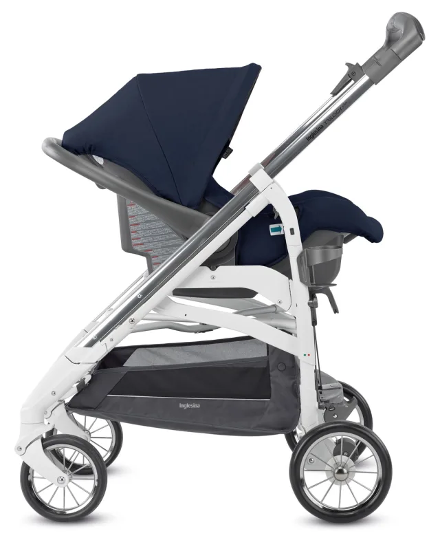 Детская коляска Inglesina Trilogy Plus System Quattro 4 в 1 на шасси Trilogy Plus Chrome White — фото 4