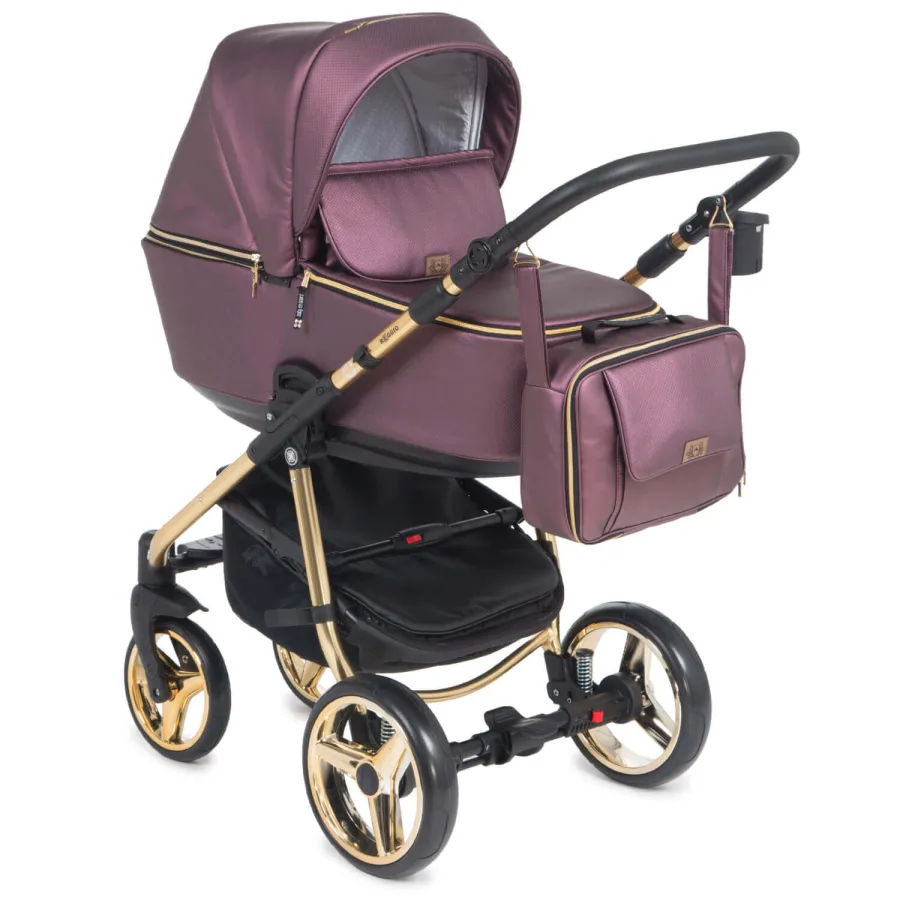 Детская коляска Adamex Reggio Shine Deluxe 3 в 1 — главный ракурс