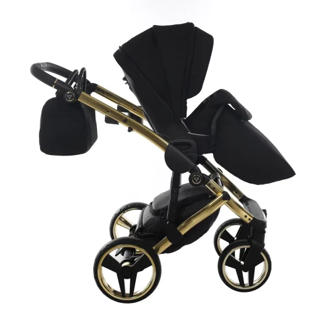 Детская коляска Junama Diamond Special V2 3 в 1 на золотой раме — фото 9