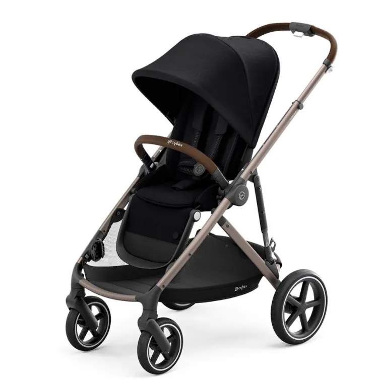 Детская прогулочная коляска Cybex Gazelle S TPE, Deep Black — главный ракурс