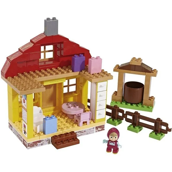 Конструктор Smoby Маша и Медведь, Домик Маши, 95 деталей, 4/4 арт. 800057096 — фото 2