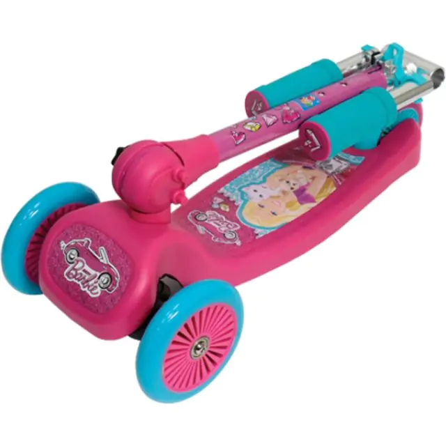 Трехколесный самокат 1Toy Barbie 1Той Барби Т57631, управляется наклоном — фото 2