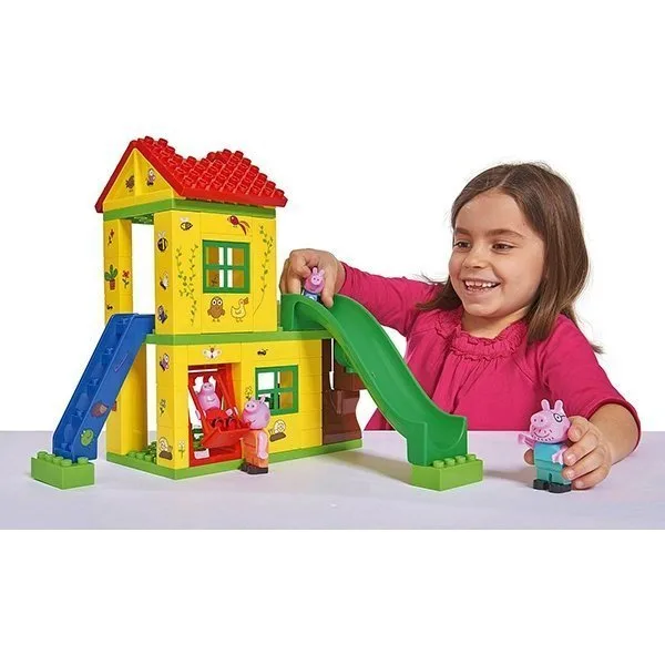 Конструктор Smoby Игровая Площадка Peppa Pig, 75 деталей, 1/6 арт. 57076 — фото 4
