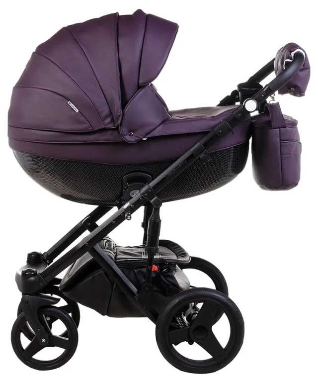 Детская коляска BeBe-Mobile Biagio S 2 в 1, эко-кожа — фото 10