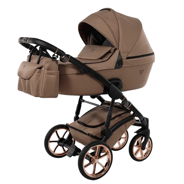 Детская коляска Junama Termo Line Tex 2 в 1, JTLT-01 ткань кофе — главный ракурс