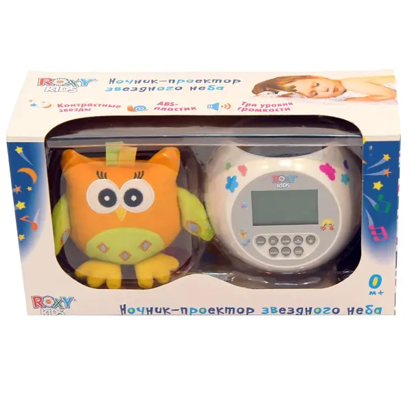 Игрушка-проектор звездного неба Roxy Kids Olly Рокси Кидс Олли с совой — фото 3