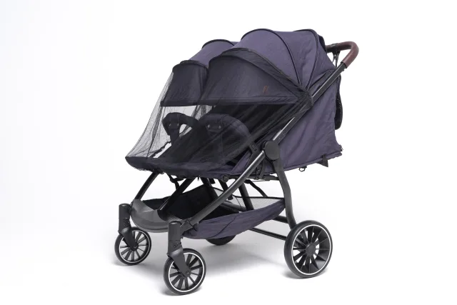 Детская прогулочная коляска для двойни Bubago Model Q Duo — фото 16