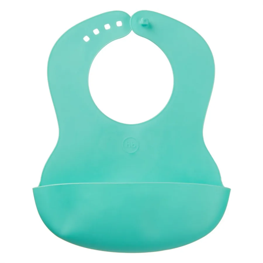 Нагрудник пластиковый детский Happy Baby Baby Plastik Bib (16000), Red — главный ракурс