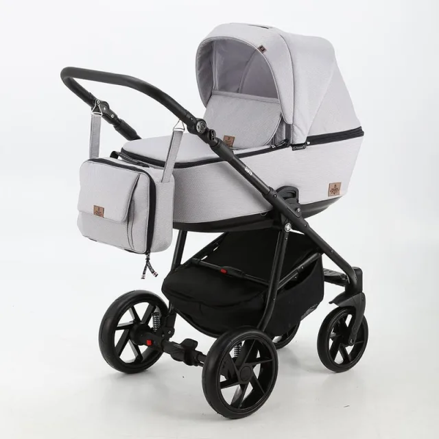 Детская коляска BeBe-Mobile Gusto 3 в 1, ткань+экокожа — фото 17
