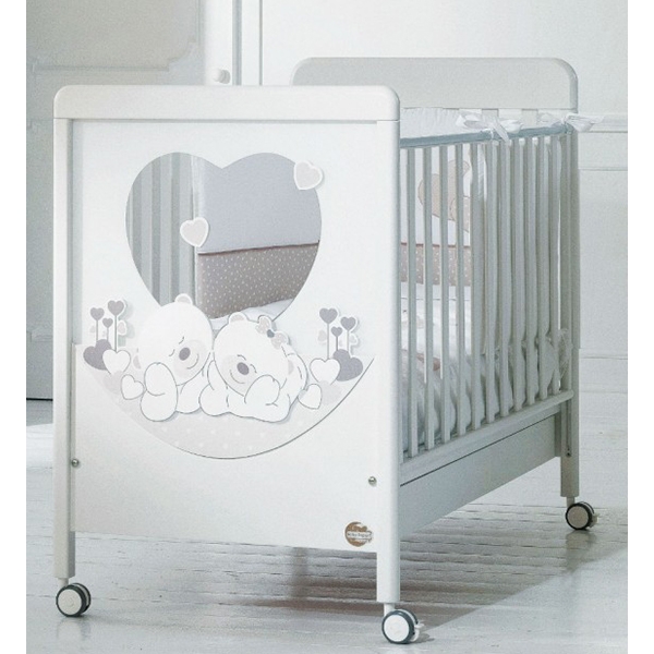 Детская кроватка Baby Expert Carezza, колесо — фото 3