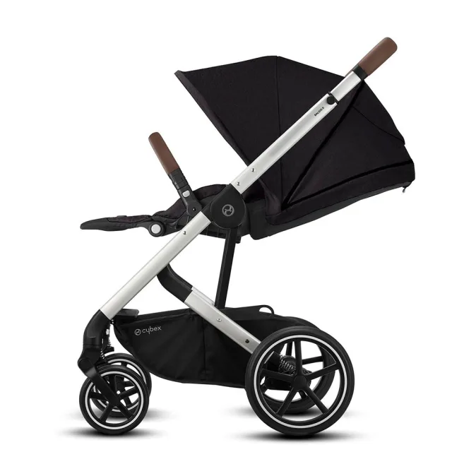 Детская прогулочная коляска Cybex Balios S Lux на серебряной раме — фото 6