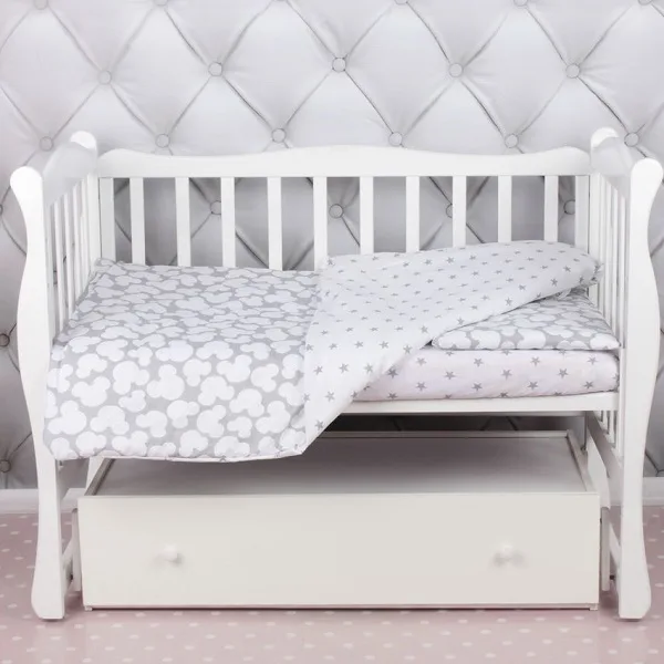 Комплект постельного белья в кроватку AmaroBaby Baby Boom из бязи, 3 предмета — фото 15