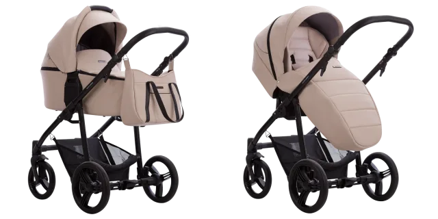 Детская коляска Bebetto Verturro Pro 2 в 1, 100% экокожа — фото 6