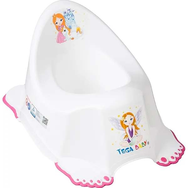 Нескользящий детский горшок Tega Baby Принцесса Little Princess, Red - Красный — главный ракурс