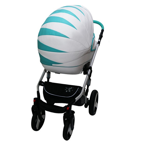 Детская коляска Mikrus Cruiser Premium 3 в 1, 100% эко-кожа — фото 10
