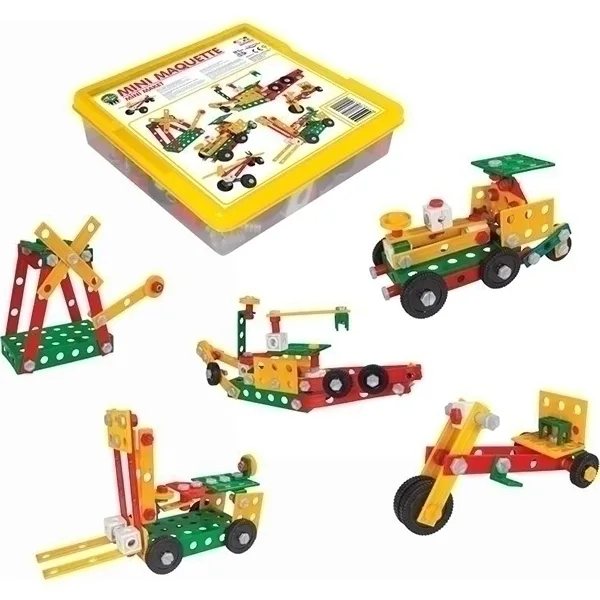 Конструктор Pilsan модельный Mini Maket 102 детали, 03-200, разноцветный — главный ракурс