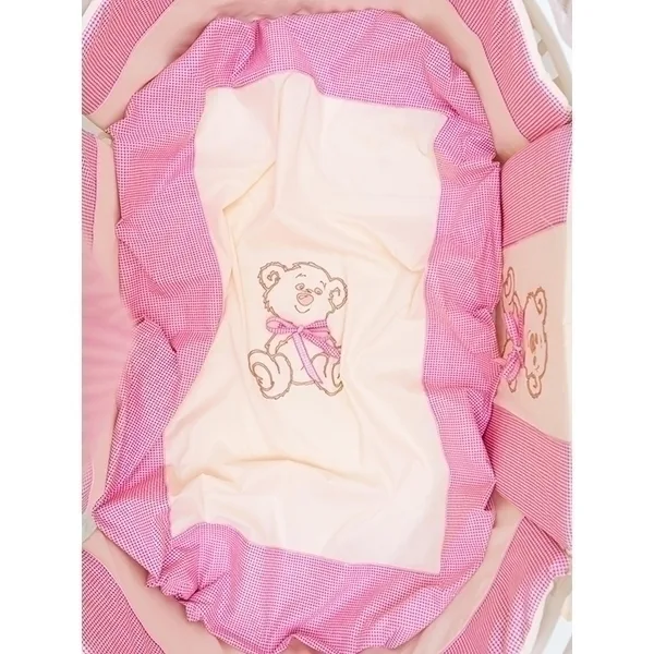 Комплект в кроватку Valle Peekaboo 7 пр., голубой — главный ракурс