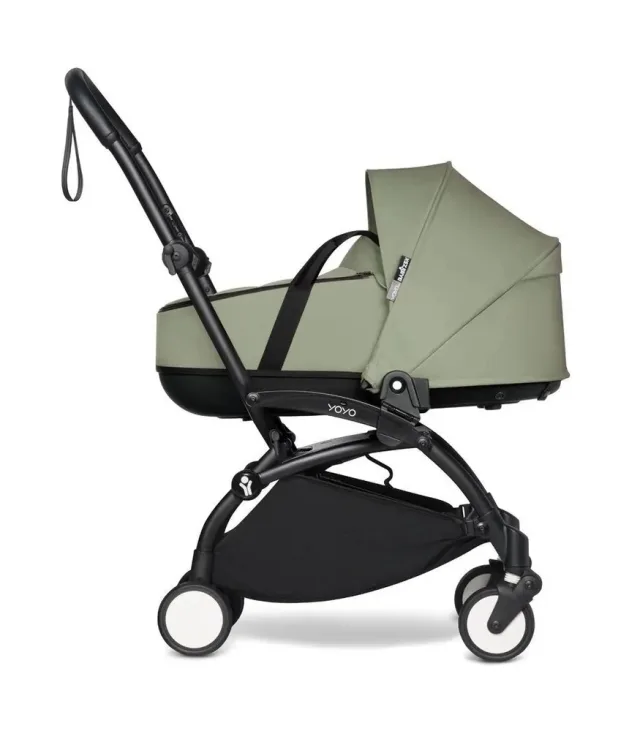 Детская коляска Babyzen Yoyo 2 Bassinet 2 в 1 на черной раме — фото 9