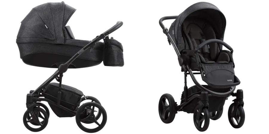 Детская коляска Bebetto Tito 2020 3 в 1 — главный ракурс