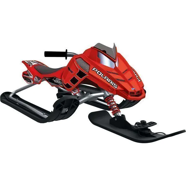 Снегокат Snow Moto Polaris Rush, Black — главный ракурс