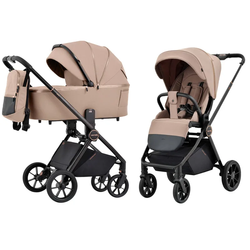 Детская коляска Carrello Ultra CRL-6525 2 в 1, Antique Beige — главный ракурс
