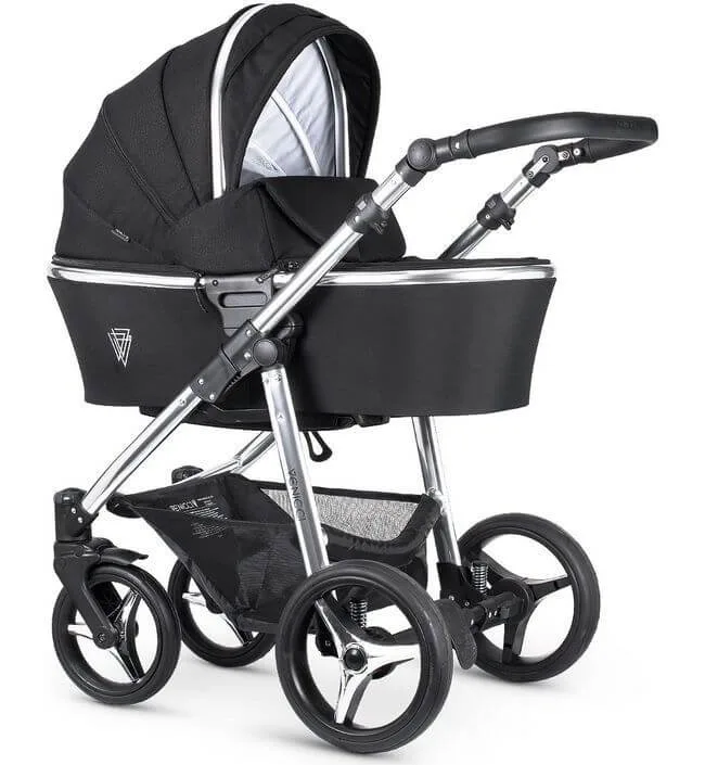 Детская коляска Venicci Silver 2 в 1, wild black — главный ракурс
