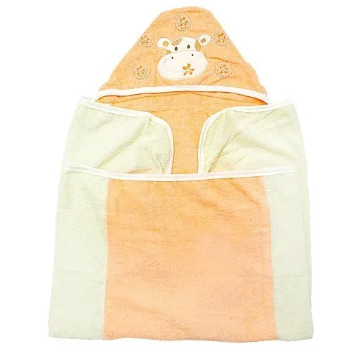 Полотенце банное с уголком Золотой гусь 120*100, 3262 Голубой — главный ракурс