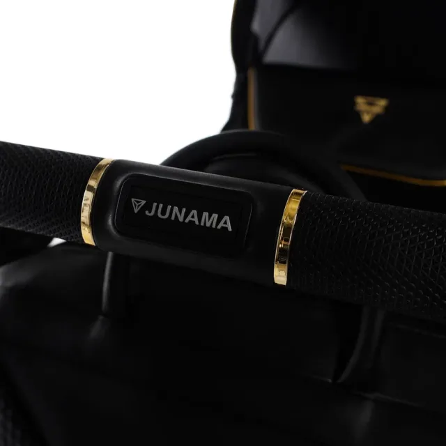 Детская коляска Junama Fluo Line V2 2 в 1 на золотой раме — фото 9