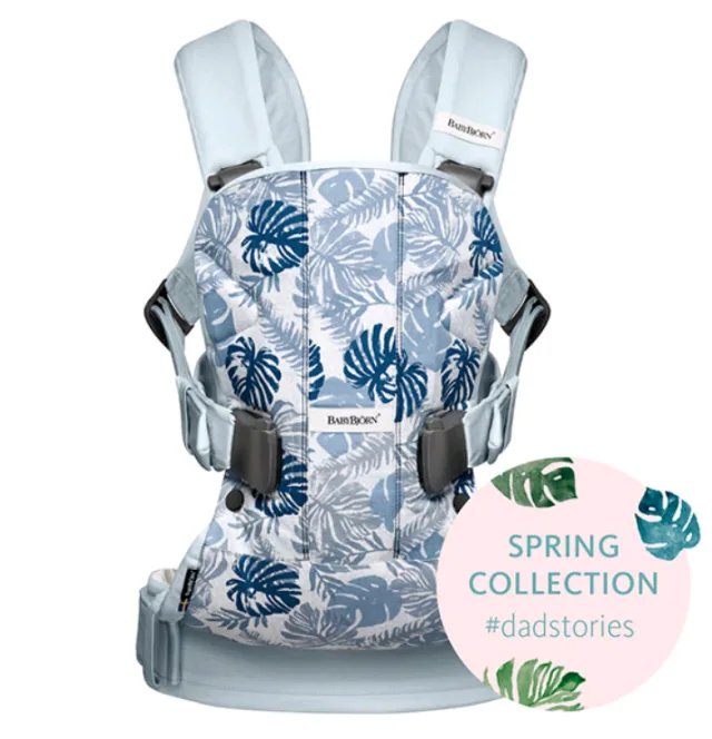 Многофункциональный рюкзак-кенгуру BabyBjorn One Cotton для ношения ребёнка на груди и на спине — фото 13
