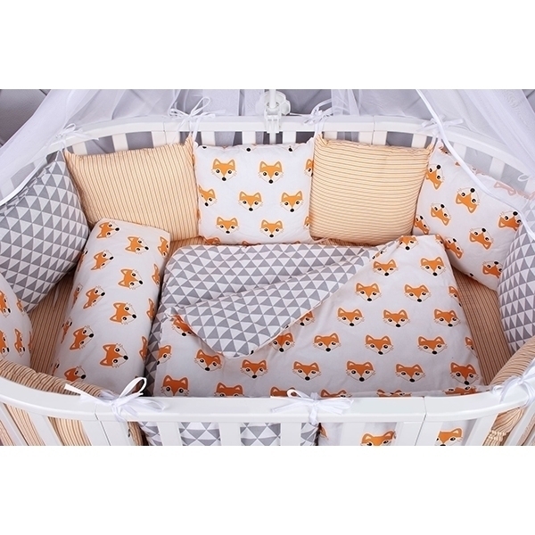 Универсальный комплект постели в кроватку AmaroBaby Lucky, 19 предметов — фото 4