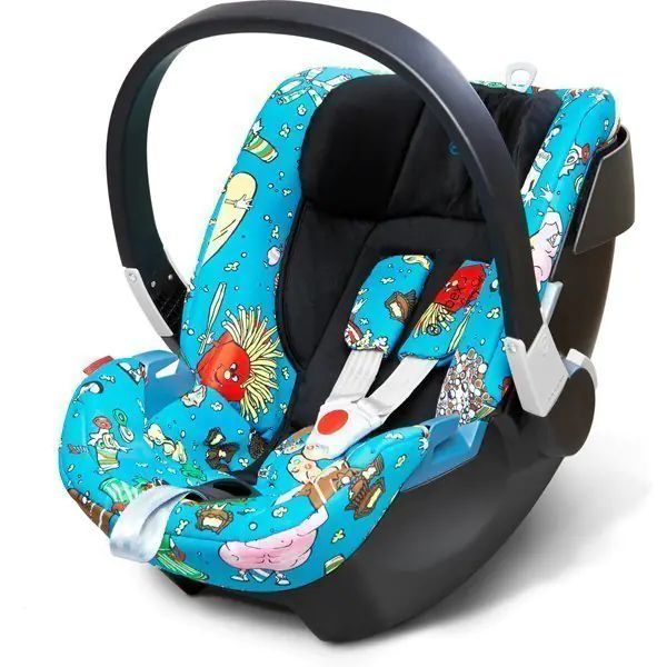 Детское автокресло Cybex Aton 3, Jeremy Scott — главный ракурс