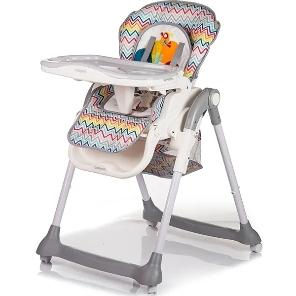 Стульчик для кормления / шезлонг Babyhit Miracle, Grey — главный ракурс