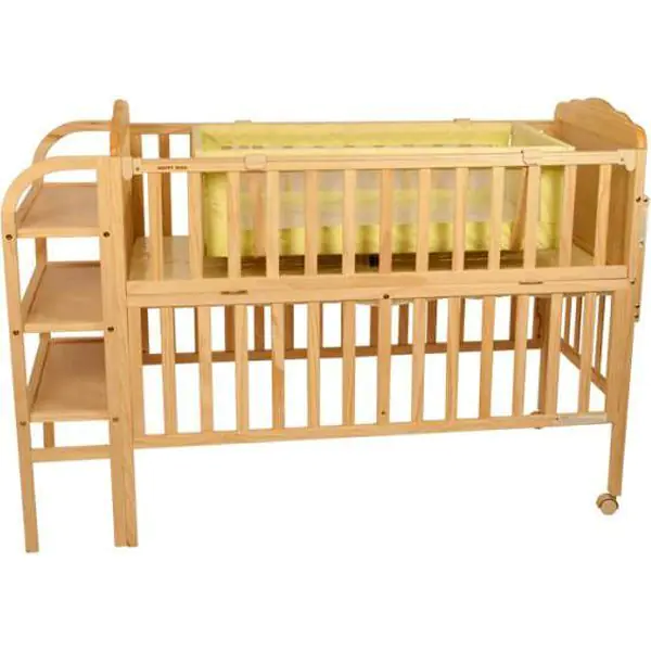 Детская кроватка Geoby Happy Dino LMY624H — главный ракурс