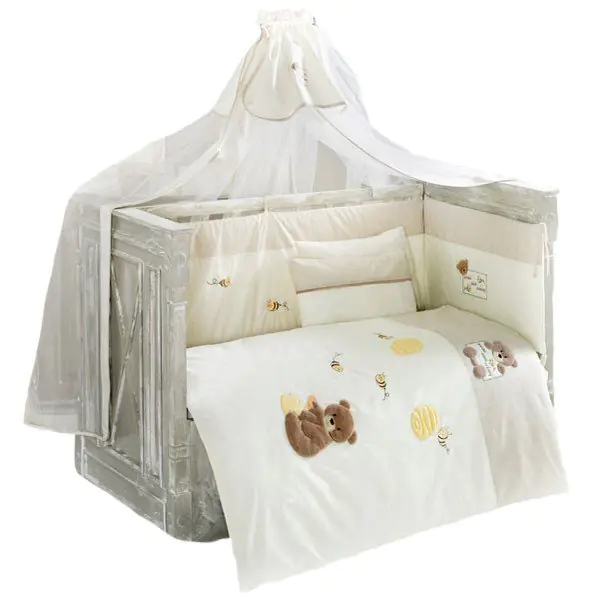 Комплект постельного белья Kidboo Honey Bear Linen 4 предмета — главный ракурс