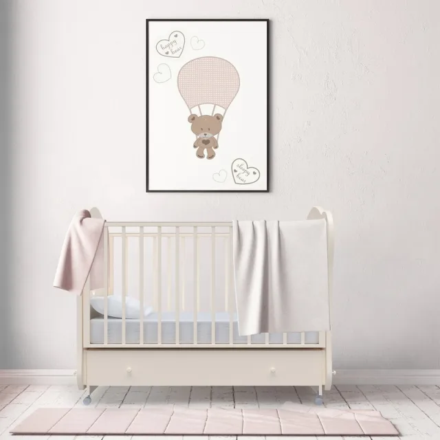 Детская кроватка Nuovita Stanzione Cute Bear Swing, поперечный маятник — фото 3