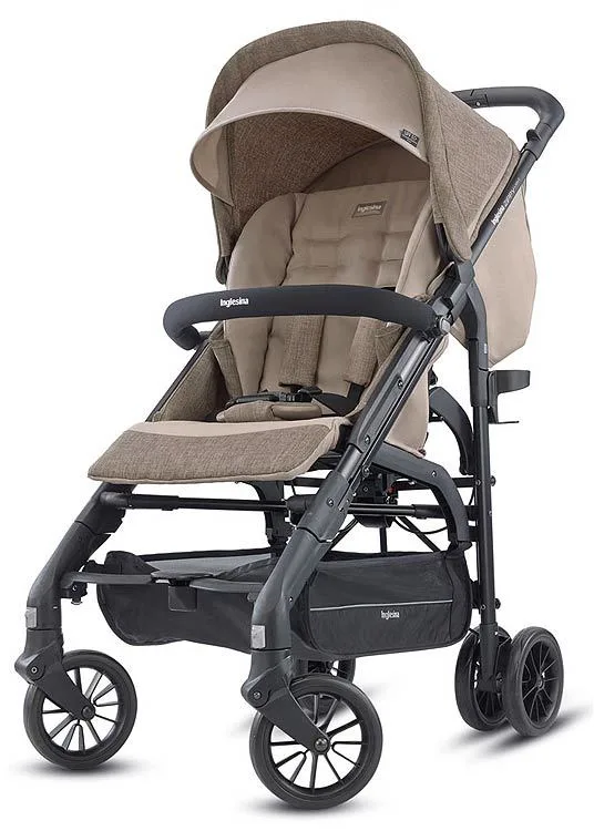 Детская коляска-трость Inglesina Zippy Light на серой раме, Brick Red — главный ракурс