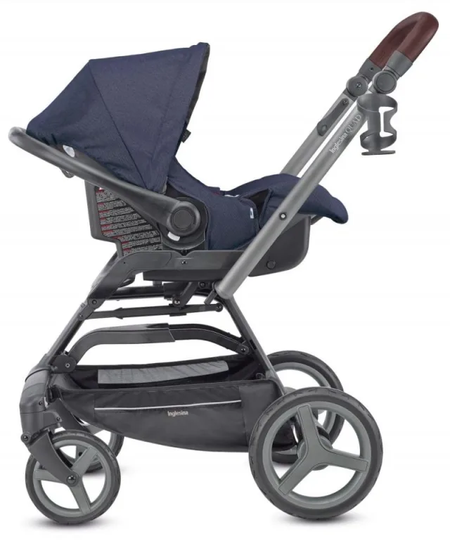 Детская коляска Inglesina Quad System 4 в 1 на шасси Quad Titanium Black Coffee — фото 10