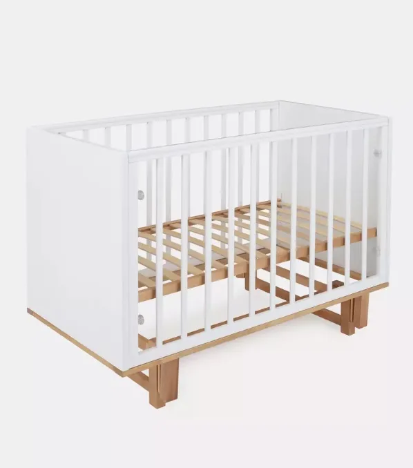 Детская кроватка Rant Bamboo, Moon Grey — главный ракурс
