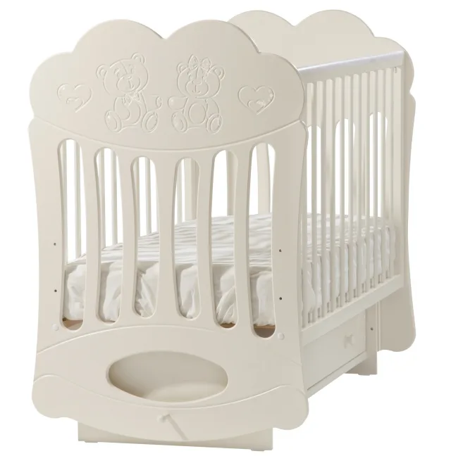 Детская кроватка Кубаньлесстрой Baby Sleep БИ 43.2 поперечный маятник — фото 3