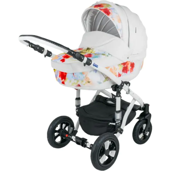 Детская коляска Bebe-mobile Toscana Ecco 2 в 1, экокожа — главный ракурс