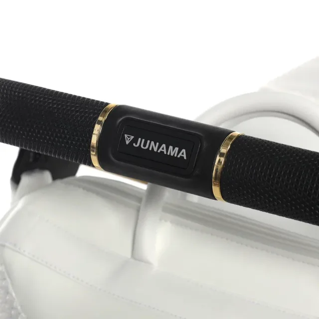 Детская коляска Junama Diamond Mirror Satin V2 3 в 1 на золотой раме — фото 12