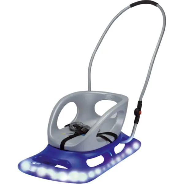 Детские санки KHW Snow Baby Dream Mit Licht, Красный — главный ракурс