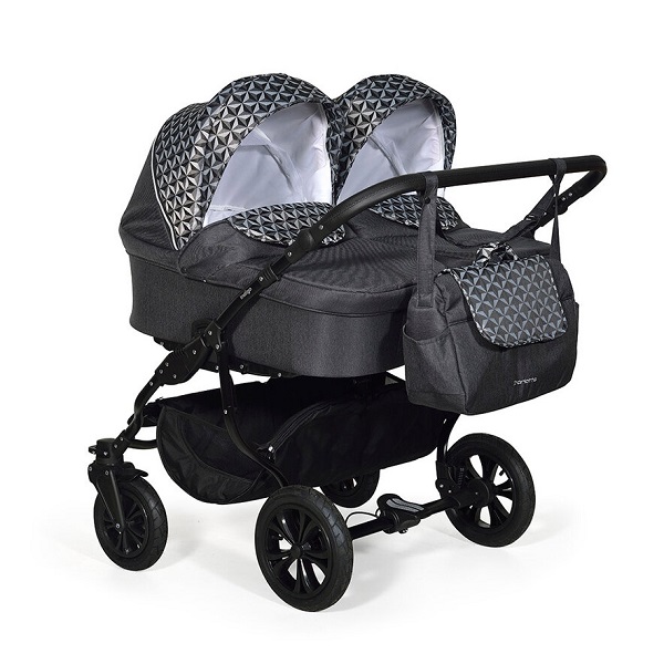 Детская коляска для двойни Indigo Charlotte Duo 2 в 1 — фото 10