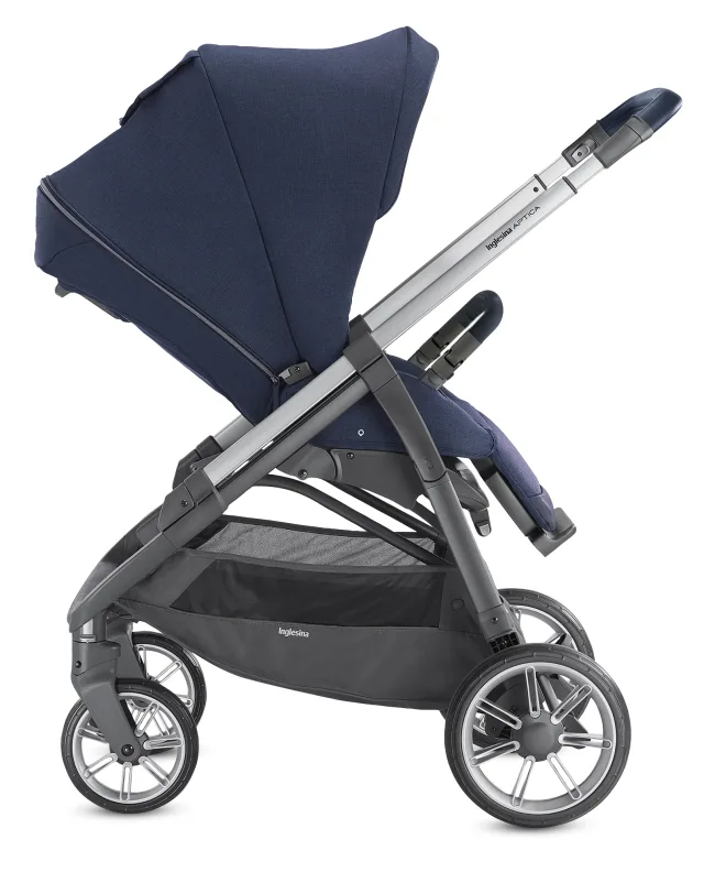 Детская коляска Inglesina Aptica System Quattro 4 в 1 на шасси Aptica Graphite Blue Navy — фото 12
