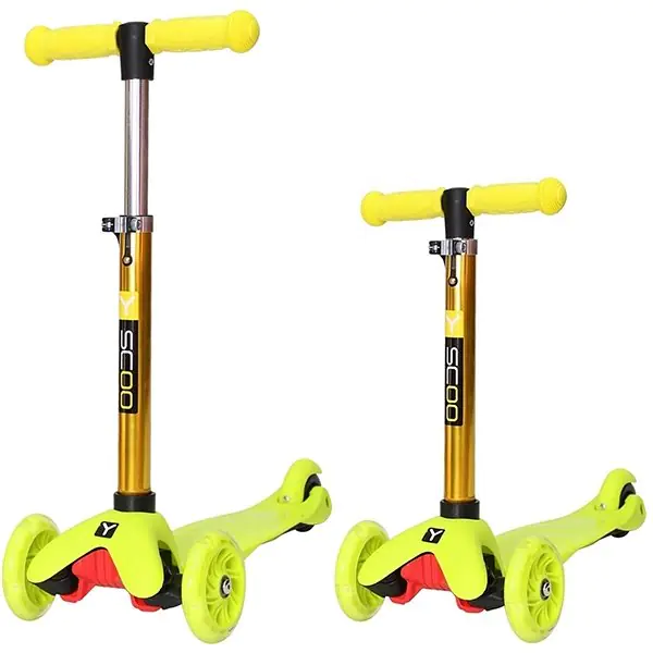 Каталка-самокат 3 в 1 Y-Scoo Mini Jump&Go со светящимися колесами — фото 5